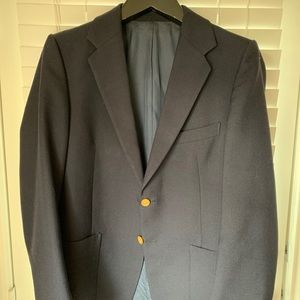 Vintage Yves Saint Laurent blue blazer.